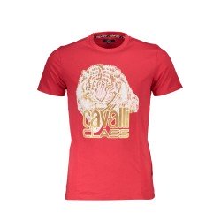CAVALLI CLASS T-SHIRT MANICHE CORTE UOMO ROSSO