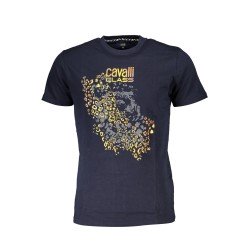 CAVALLI CLASS T-SHIRT MANICHE CORTE UOMO BLU