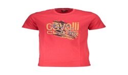 CAVALLI CLASS T-SHIRT MANICHE CORTE UOMO ROSSO