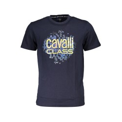 CAVALLI CLASS T-SHIRT MANICHE CORTE UOMO BLU