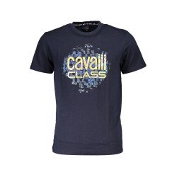 CAVALLI CLASS T-SHIRT MANICHE CORTE UOMO BLU