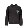TOMMY HILFIGER FELPA CON ZIP UOMO NERO