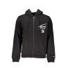 TOMMY HILFIGER FELPA CON ZIP UOMO NERO