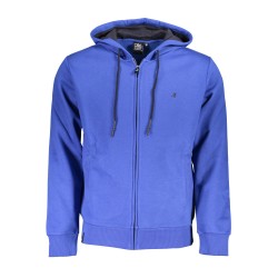U.S. GRAND POLO FELPA CON ZIP UOMO BLU