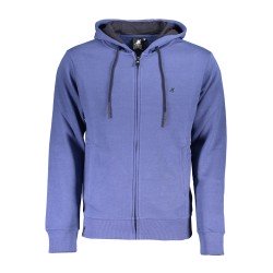 U.S. GRAND POLO FELPA CON ZIP UOMO BLU