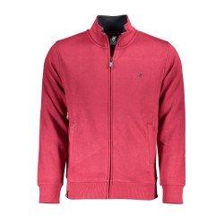 U.S. GRAND POLO FELPA CON ZIP UOMO ROSSO