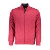 U.S. GRAND POLO FELPA CON ZIP UOMO ROSSO