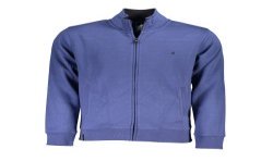 U.S. GRAND POLO FELPA CON ZIP UOMO BLU