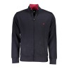 U.S. GRAND POLO FELPA CON ZIP UOMO BLU
