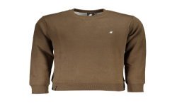 U.S. GRAND POLO FELPA SENZA ZIP UOMO MARRONE