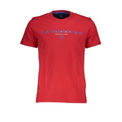 LA MARTINA T-SHIRT MANICHE CORTE UOMO ROSSO
