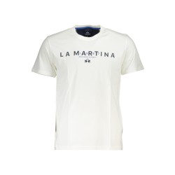 LA MARTINA T-SHIRT MANICHE CORTE UOMO BIANCO