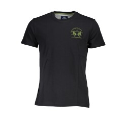 LA MARTINA T-SHIRT MANICHE CORTE UOMO NERO