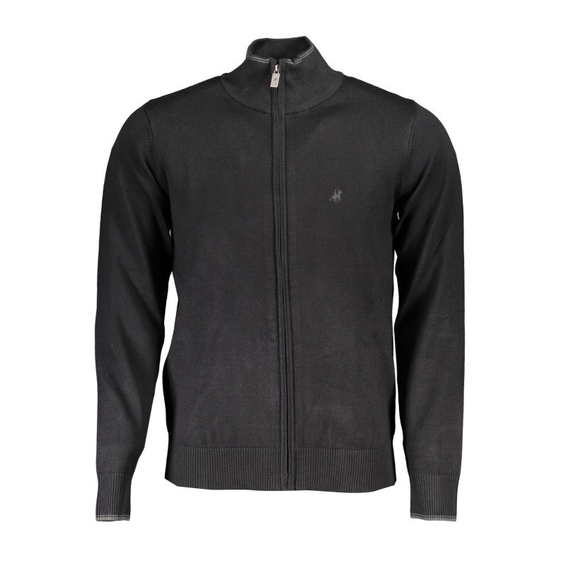 U.S. GRAND POLO CARDIGAN UOMO NERO