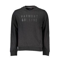 HARMONT & BLAINE FELPA SENZA ZIP UOMO NERO