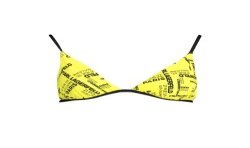 KARL LAGERFELD BEACHWEAR COSTUME PARTE SOPRA DONNA GIALLO
