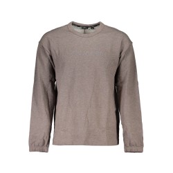 CALVIN KLEIN FELPA SENZA ZIP UOMO MARRONE