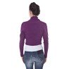 DATCH COPRISPALLE MANICHE LUNGHE DONNA VIOLA