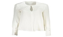PATRIZIA PEPE CAMICIA MANICHE LUNGHE DONNA BIANCO