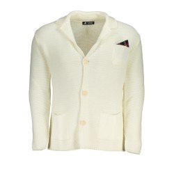 U.S. GRAND POLO CARDIGAN UOMO BIANCO