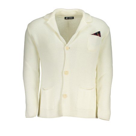 U.S. GRAND POLO CARDIGAN UOMO BIANCO