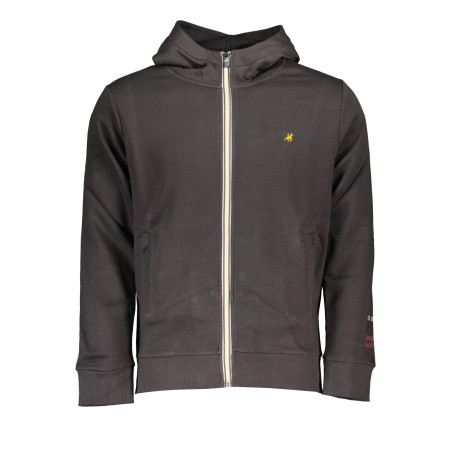 U.S. GRAND POLO FELPA CON ZIP UOMO GRIGIO