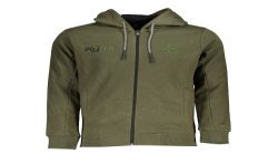 U.S. GRAND POLO FELPA CON ZIP UOMO VERDE