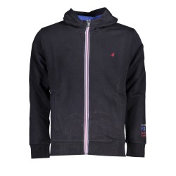 U.S. GRAND POLO FELPA CON ZIP UOMO BLU