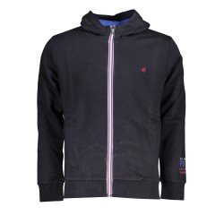 U.S. GRAND POLO FELPA CON ZIP UOMO BLU