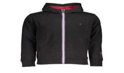 U.S. GRAND POLO FELPA CON ZIP UOMO NERO