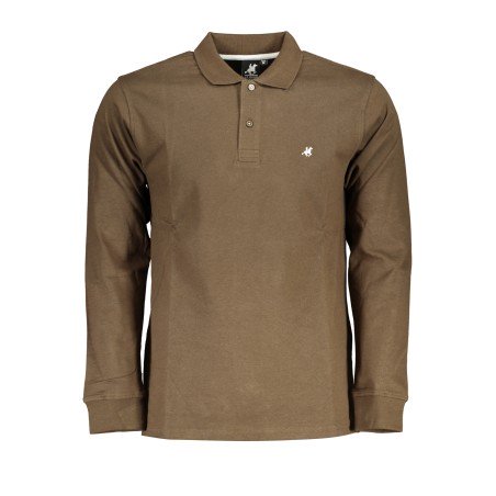 U.S. GRAND POLO POLO MANICHE LUNGHE UOMO MARRONE