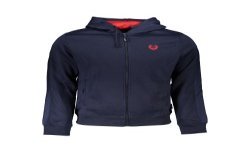 GIAN MARCO VENTURI FELPA CON ZIP UOMO BLU