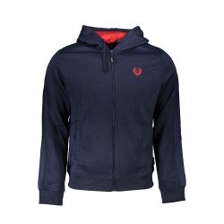 GIAN MARCO VENTURI FELPA CON ZIP UOMO BLU