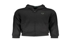 GIAN MARCO VENTURI FELPA CON ZIP UOMO NERO