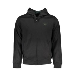 GIAN MARCO VENTURI FELPA CON ZIP UOMO NERO