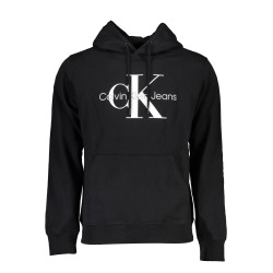 CALVIN KLEIN FELPA SENZA ZIP UOMO NERO