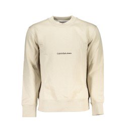 CALVIN KLEIN FELPA SENZA ZIP UOMO BEIGE