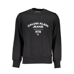 CALVIN KLEIN FELPA SENZA ZIP UOMO NERO
